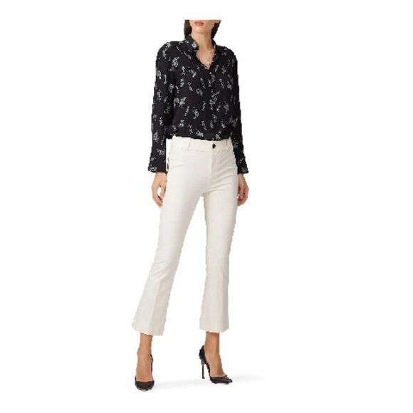 Magnus Pants by Club Monaco Cream crepe Size 4 - Picture 1 of 5